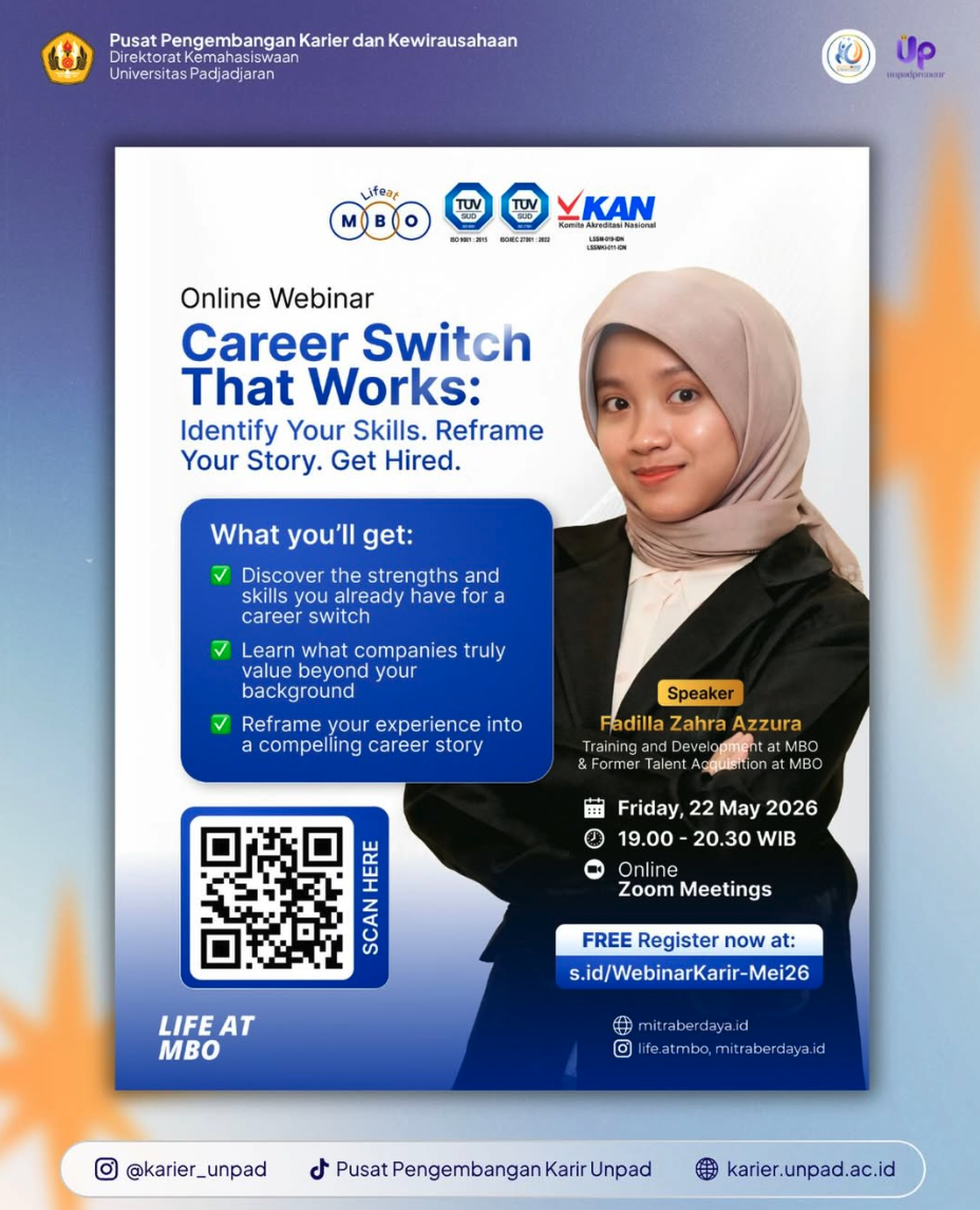 [ONLINE WEBINAR: CAREER SWITCH THAT WORKS]