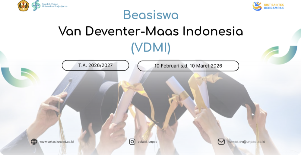Beasiswa Van Deventer Maas Indonesia (VDMI) T.A 2025/2026